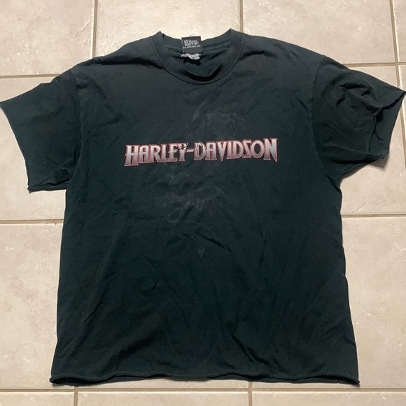 Vintage Harley Davidson T Shirt Faded - Picture 1 of 4